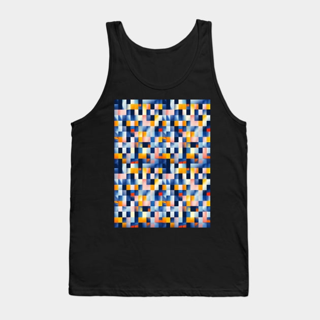 Checkered Checks Tank Top by AbstraktTheArt